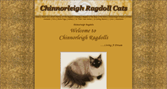 Desktop Screenshot of chinnorleighragdolls.co.uk